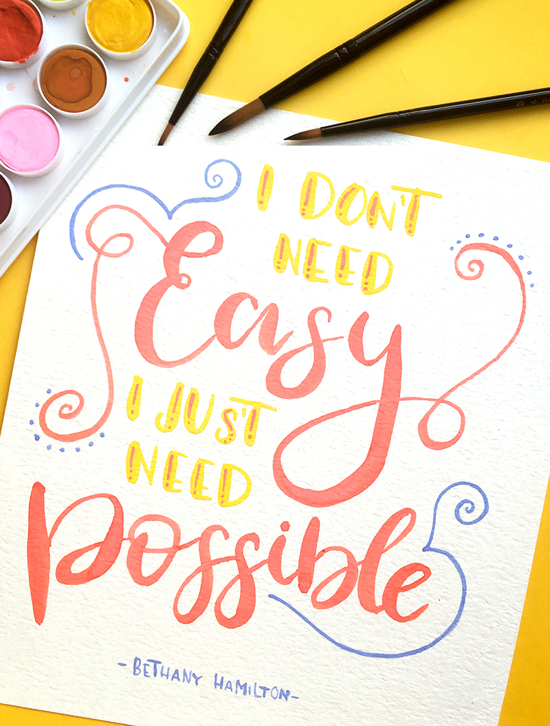 LETTERING
